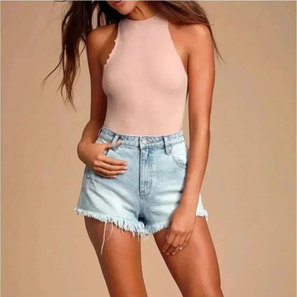 Free People Women's Bodysuit‎ Size M/L Feels Right Ballet Rose Thong Bodysuit - Picture 4 of 5